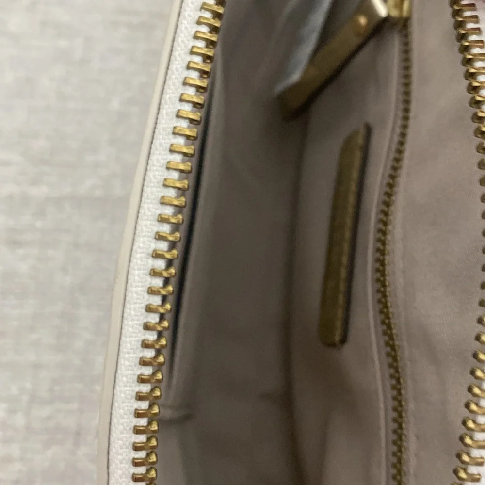 Banana Republic Blue/White Stripe with Pink Pineapple Print Clutch - Picture 11 of 13